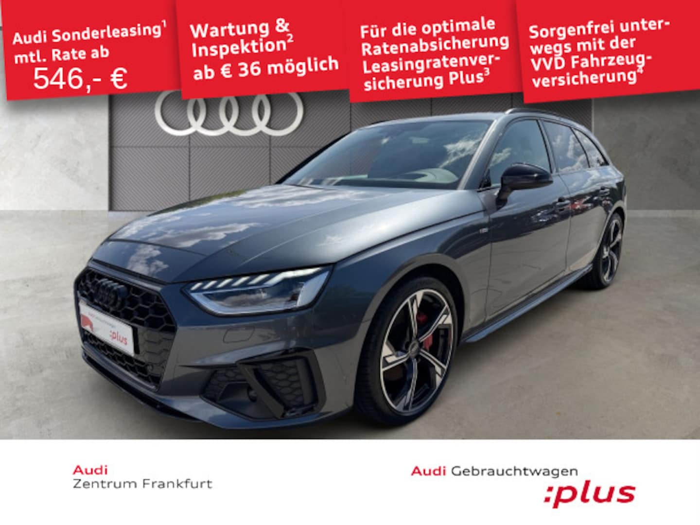 Bild über Audi A4 Avant S line 40 TFSI quattro S tronic - für weitere Informationen kontaktieren Sie den Audi Partner
