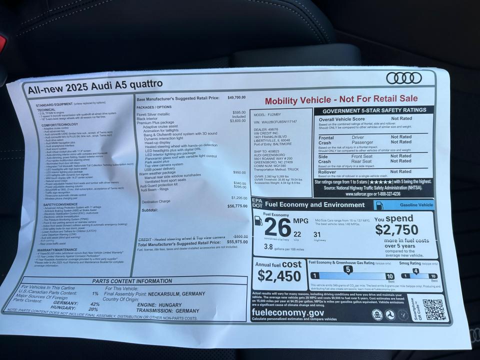 2025 Audi A5 Premium Plus - Photo 33