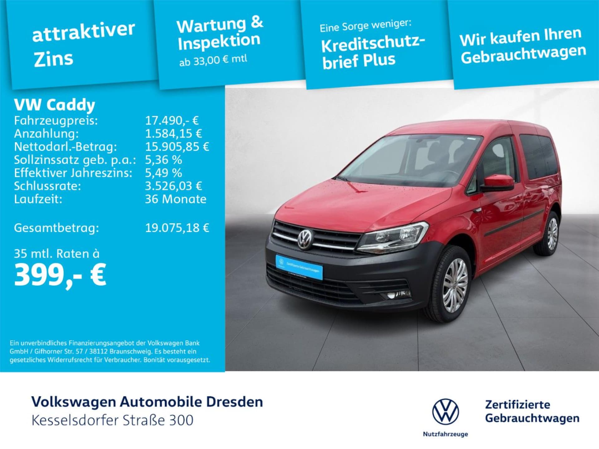 Volkswagen Caddy Trendline
