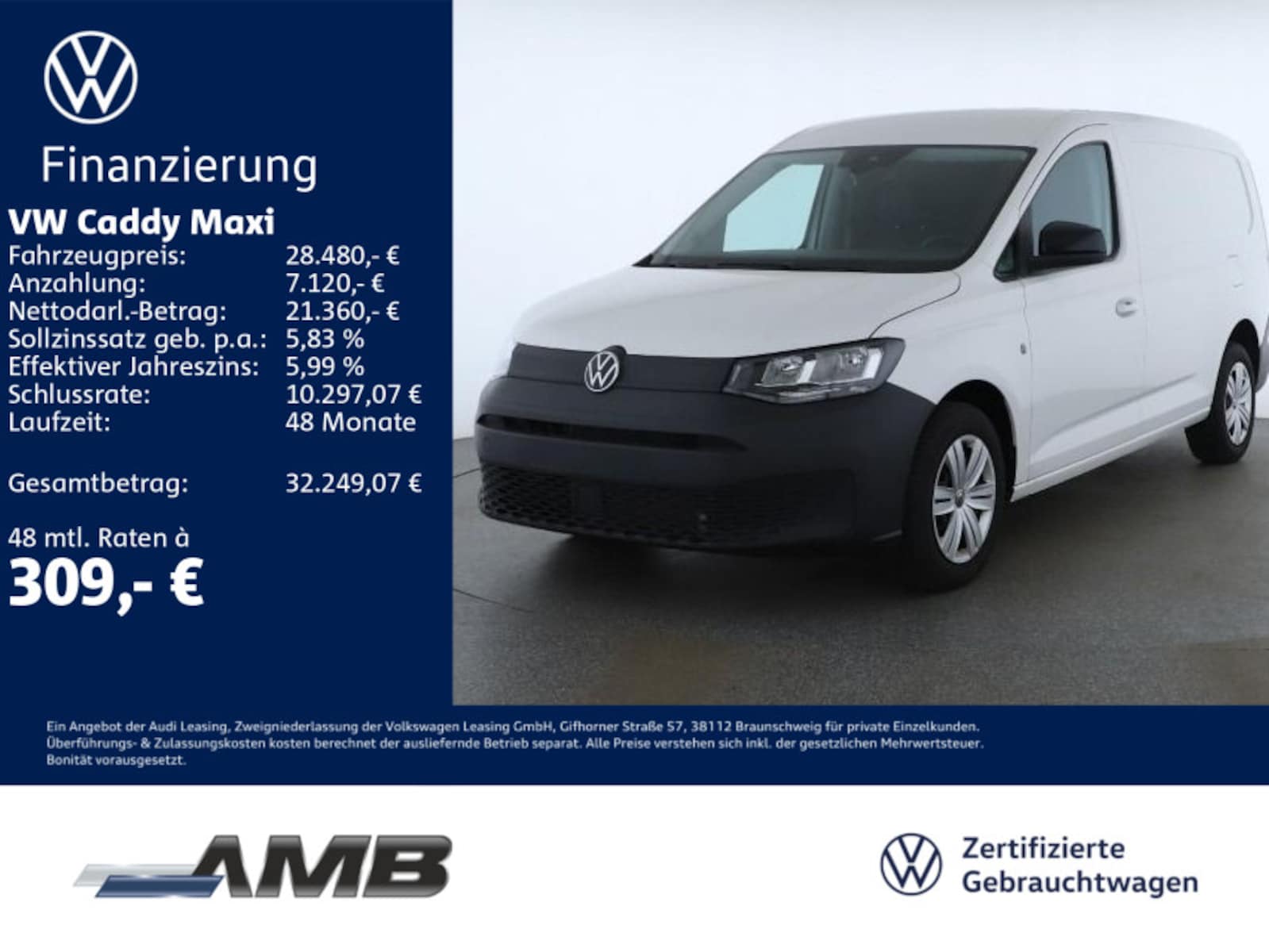 Volkswagen Caddy Maxi Cargo