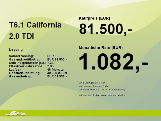 Volkswagen T6.1 California