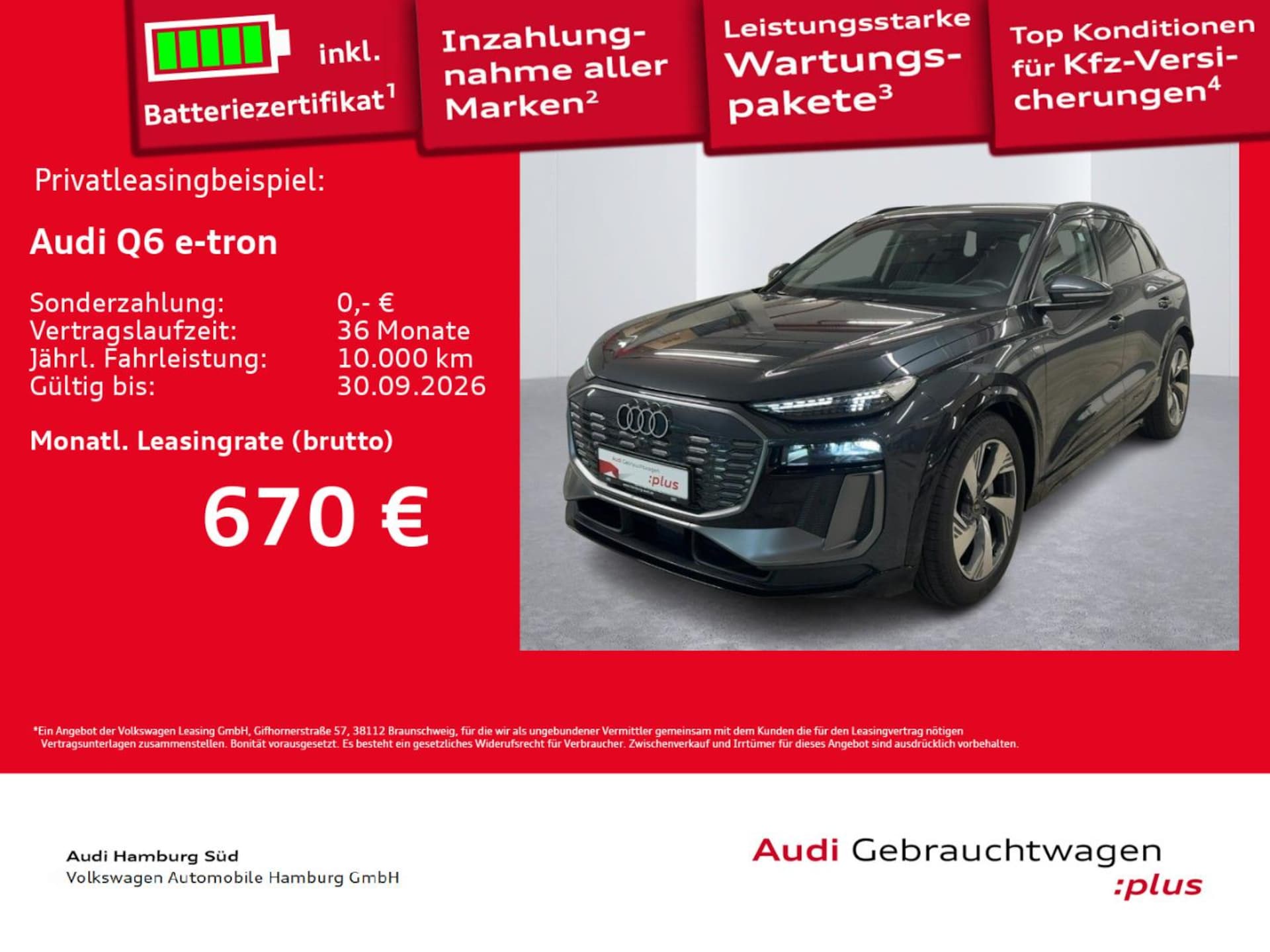 Audi Q6 SUV e-tron