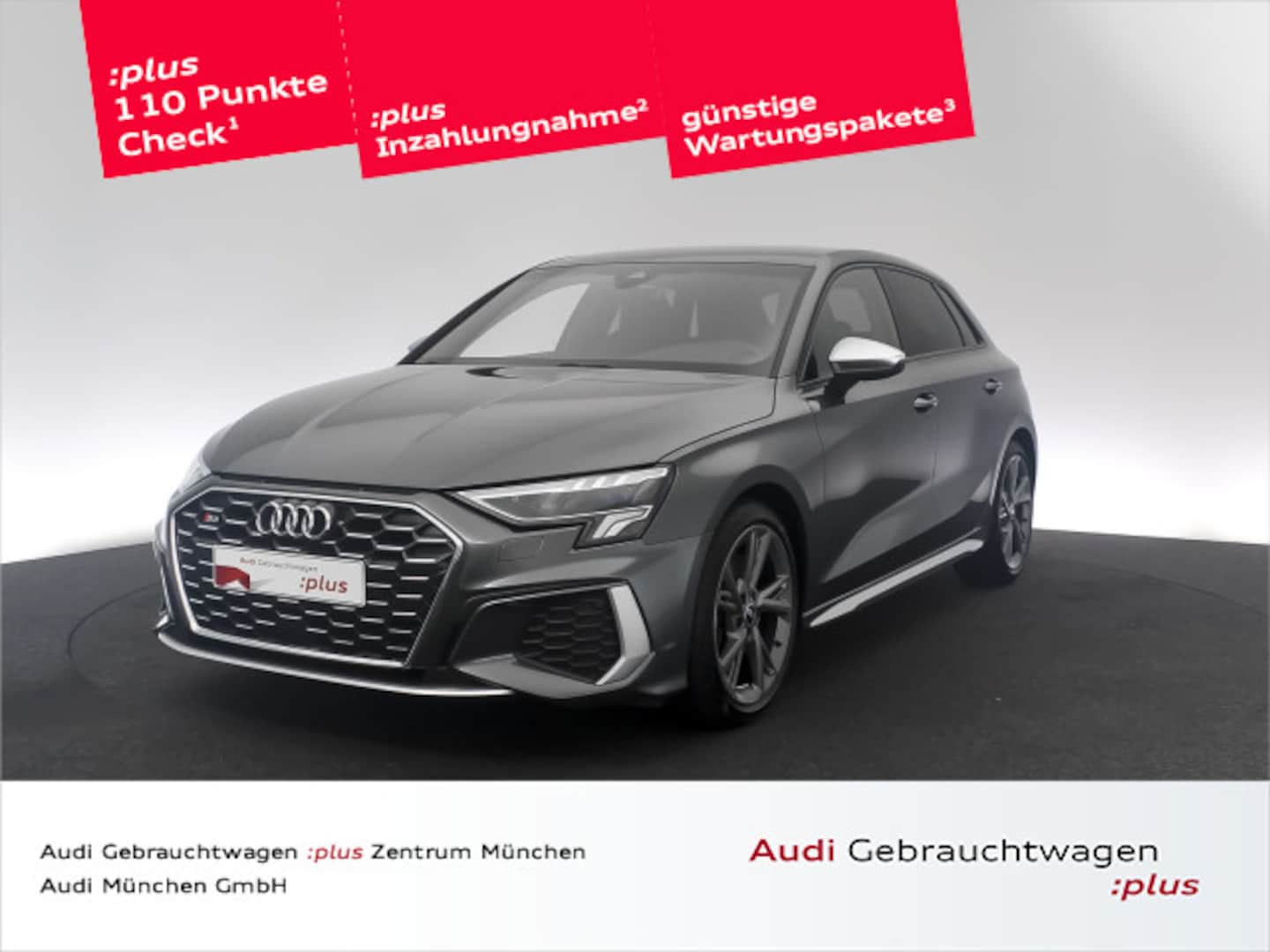 Bild über Audi S3 Sportback TFSI quattro S tronic - für weitere Informationen kontaktieren Sie den Audi Partner