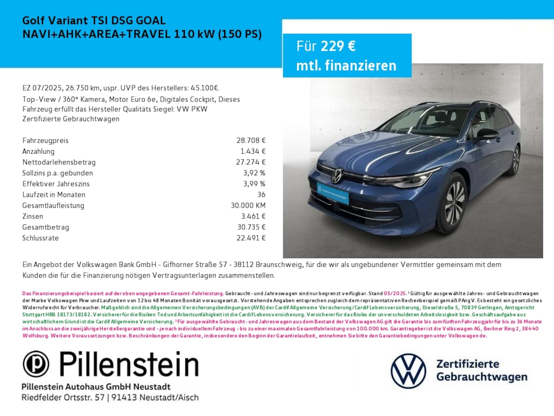 Volkswagen Golf Variant Goal