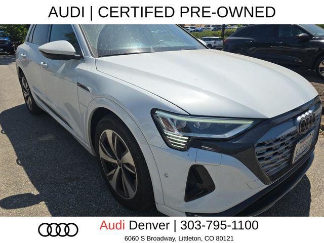 Certified 2024 Audi Q8 e-tron Premium Plus with VIN WA15AAGE9RB030412 for sale in Littleton, CO