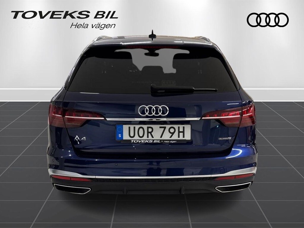 Bild som visar&nbsp;Audi A4 Avant&nbsp;A4 Avant 40 TFSI quattro S line 204 hk S tronic - för mer information kontakta din Audi Partner