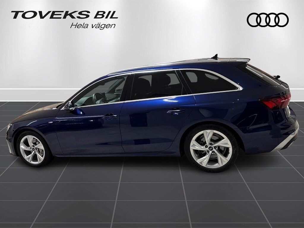 Bild som visar&nbsp;Audi A4 Avant&nbsp;A4 Avant 40 TFSI quattro S line 204 hk S tronic - för mer information kontakta din Audi Partner
