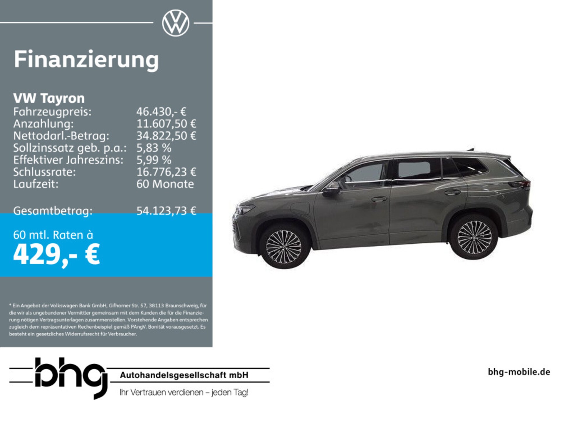 Volkswagen Tayron Elegance