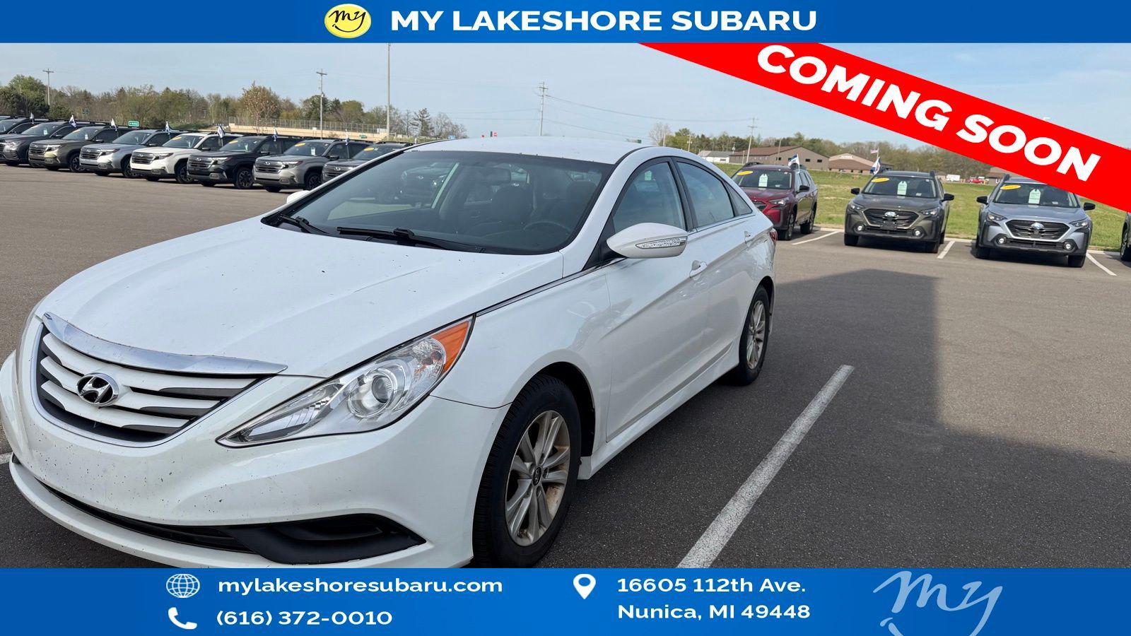 Used 2014 Hyundai Sonata GLS with VIN 5NPEB4AC5EH894684 for sale in Muskegon, MI