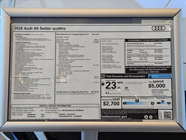 2026 Audi A6 Premium Plus - Photo 17