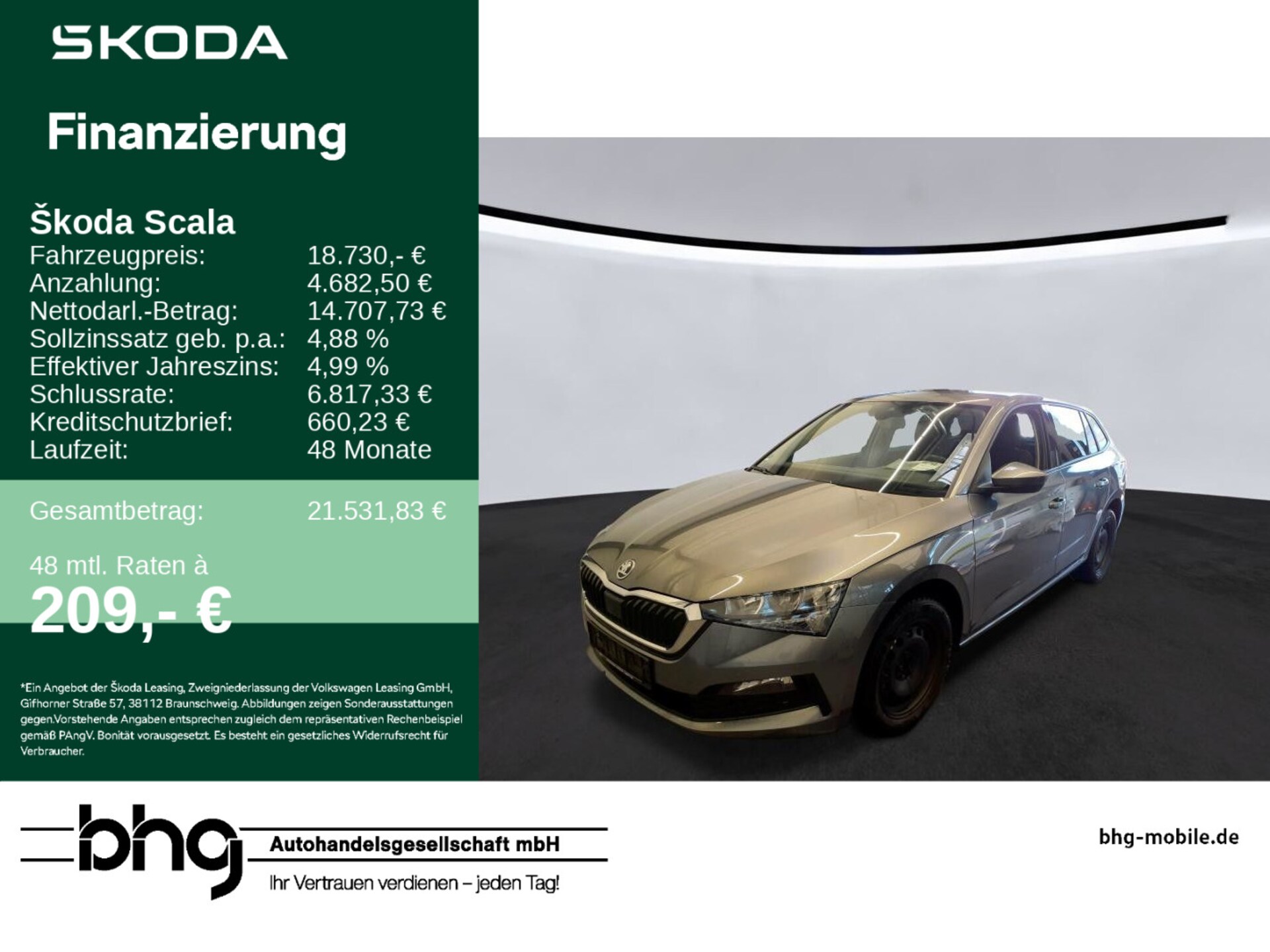Skoda Scala Style