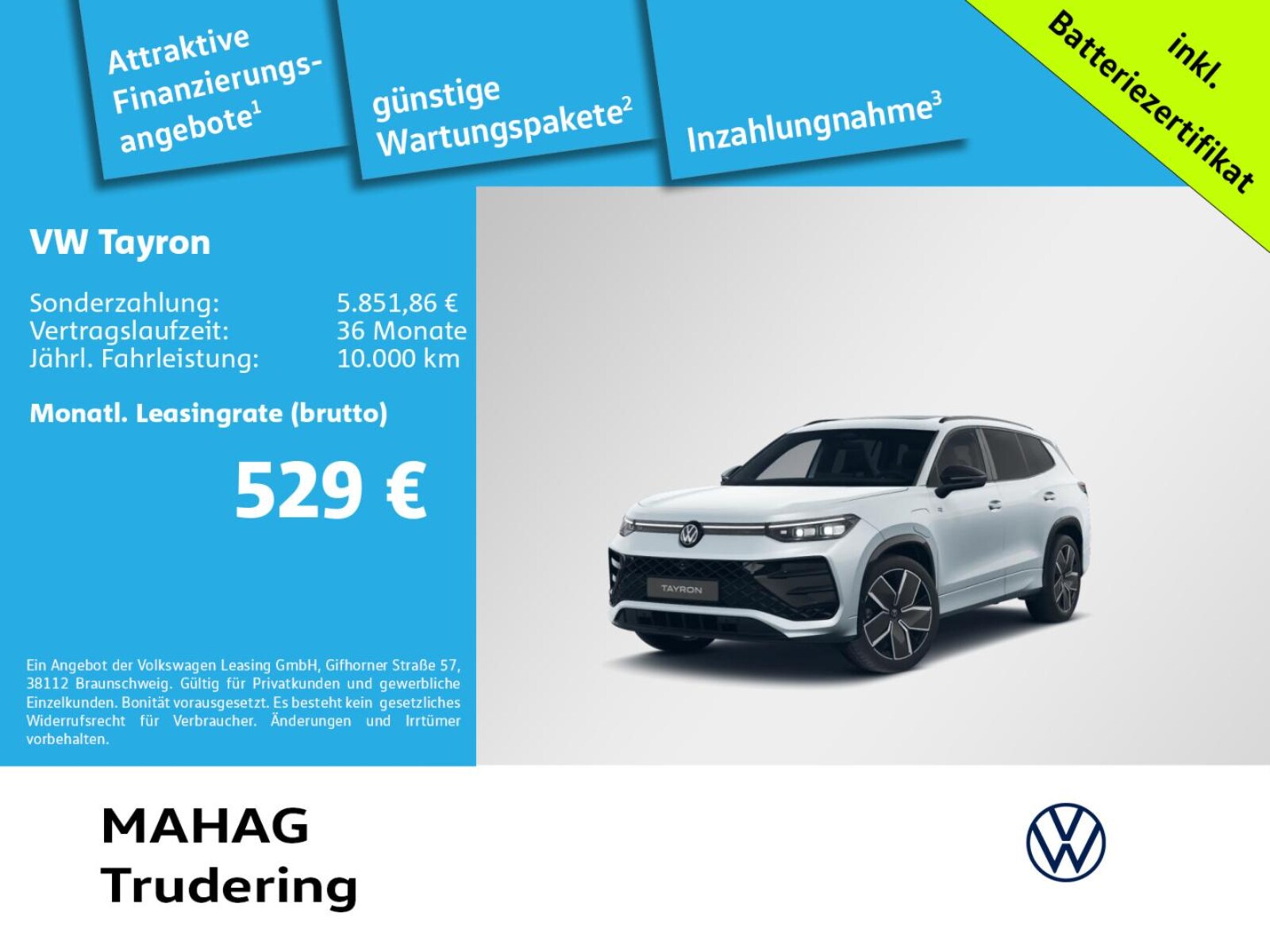 Volkswagen Tayron – Bild 2
