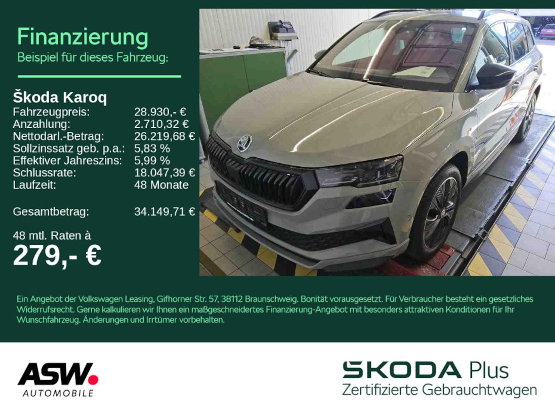Skoda Karoq — Skoda Karoq Karoq Sportline 1.5 TSI DSG 360° ACC PANO STDHZ