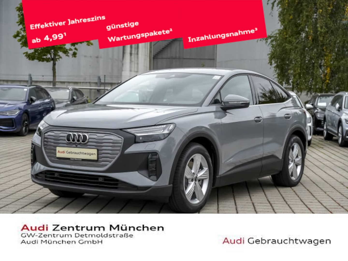 Bild über Audi Q4 Sportback e-tron 45 e-tron - für weitere Informationen kontaktieren Sie den Audi Partner