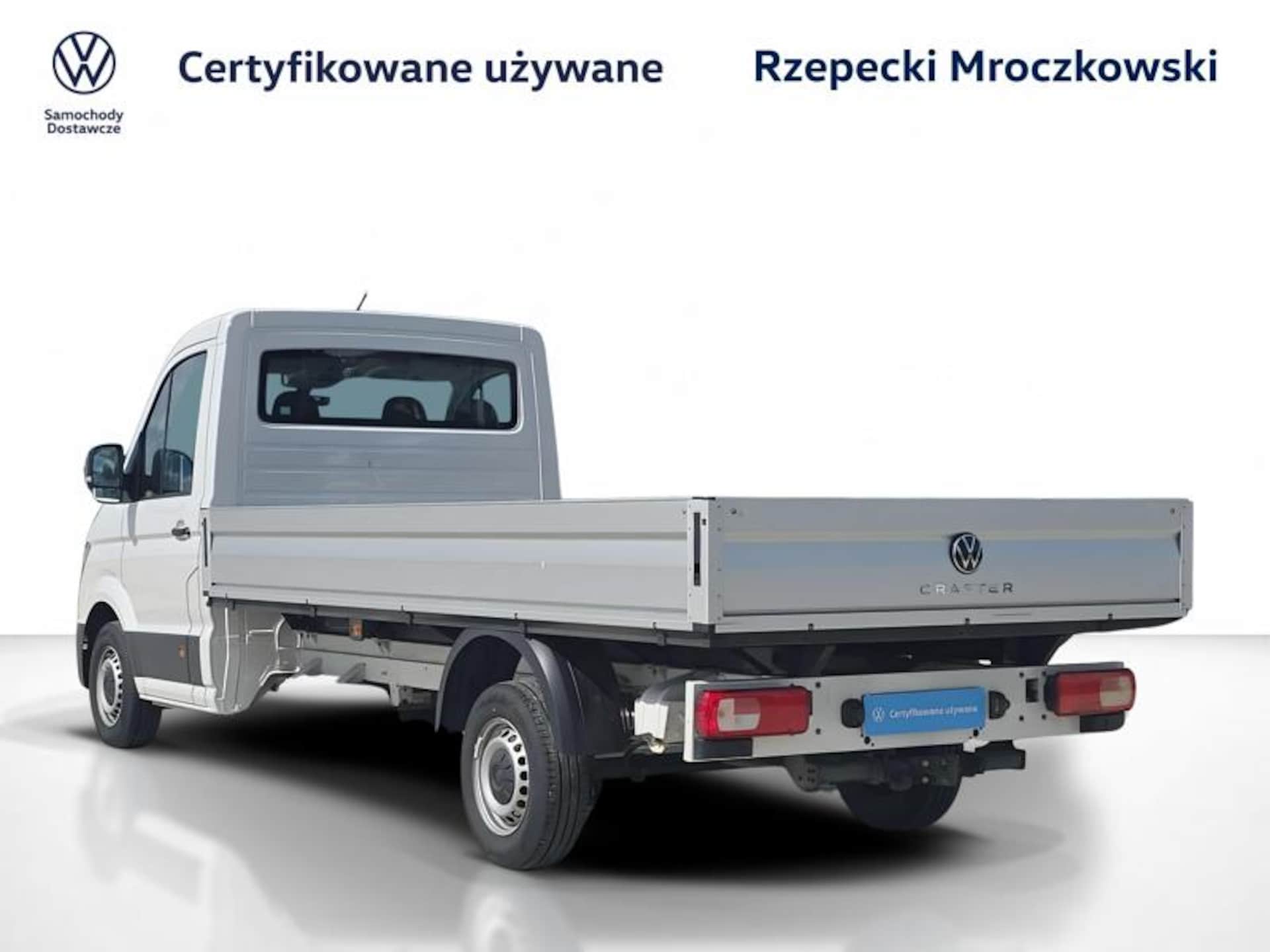 Volkswagen Crafter z pojedyńczą kabiną z długim rozstawem osi