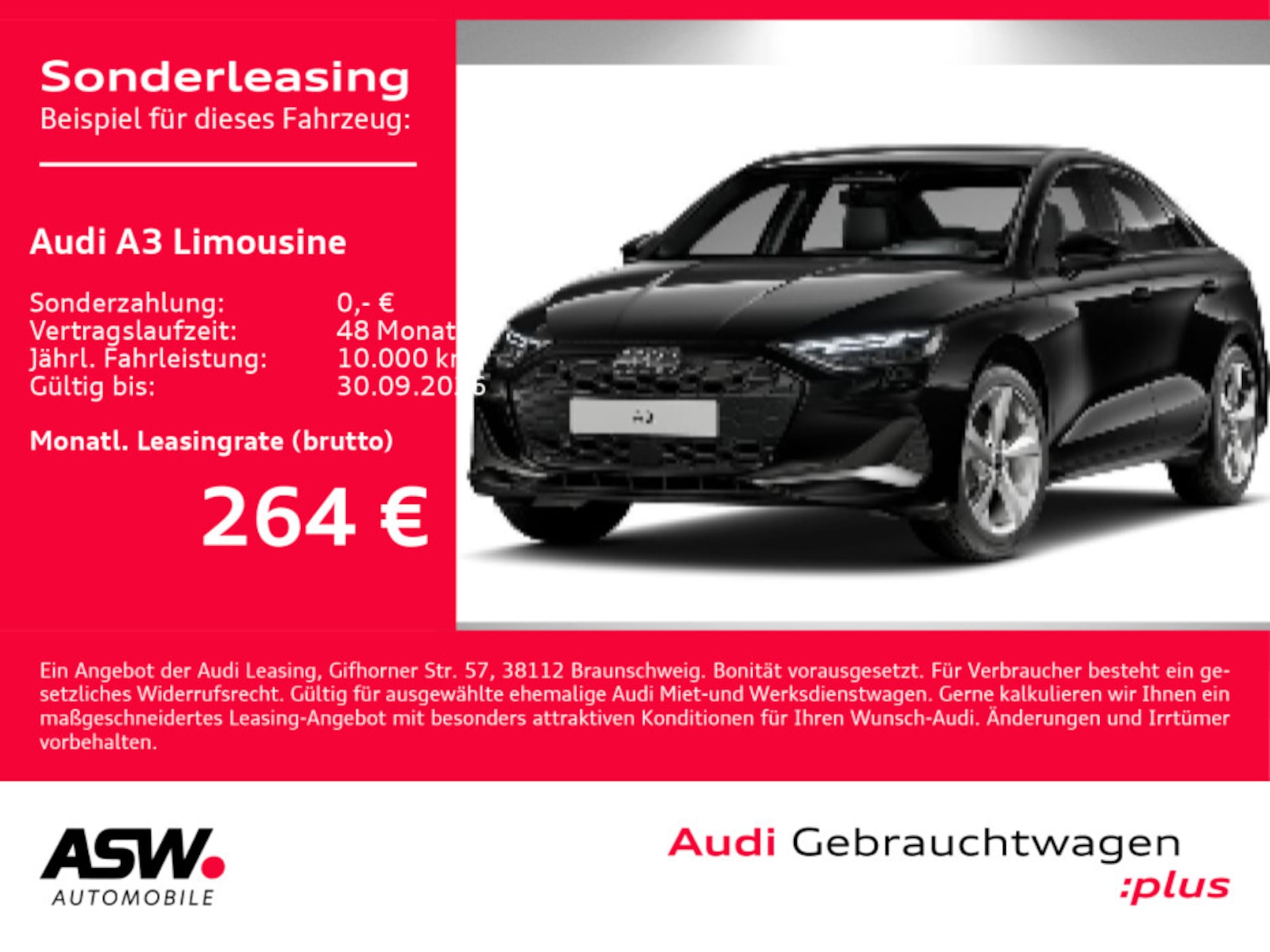 Audi A3 Limousine advanced