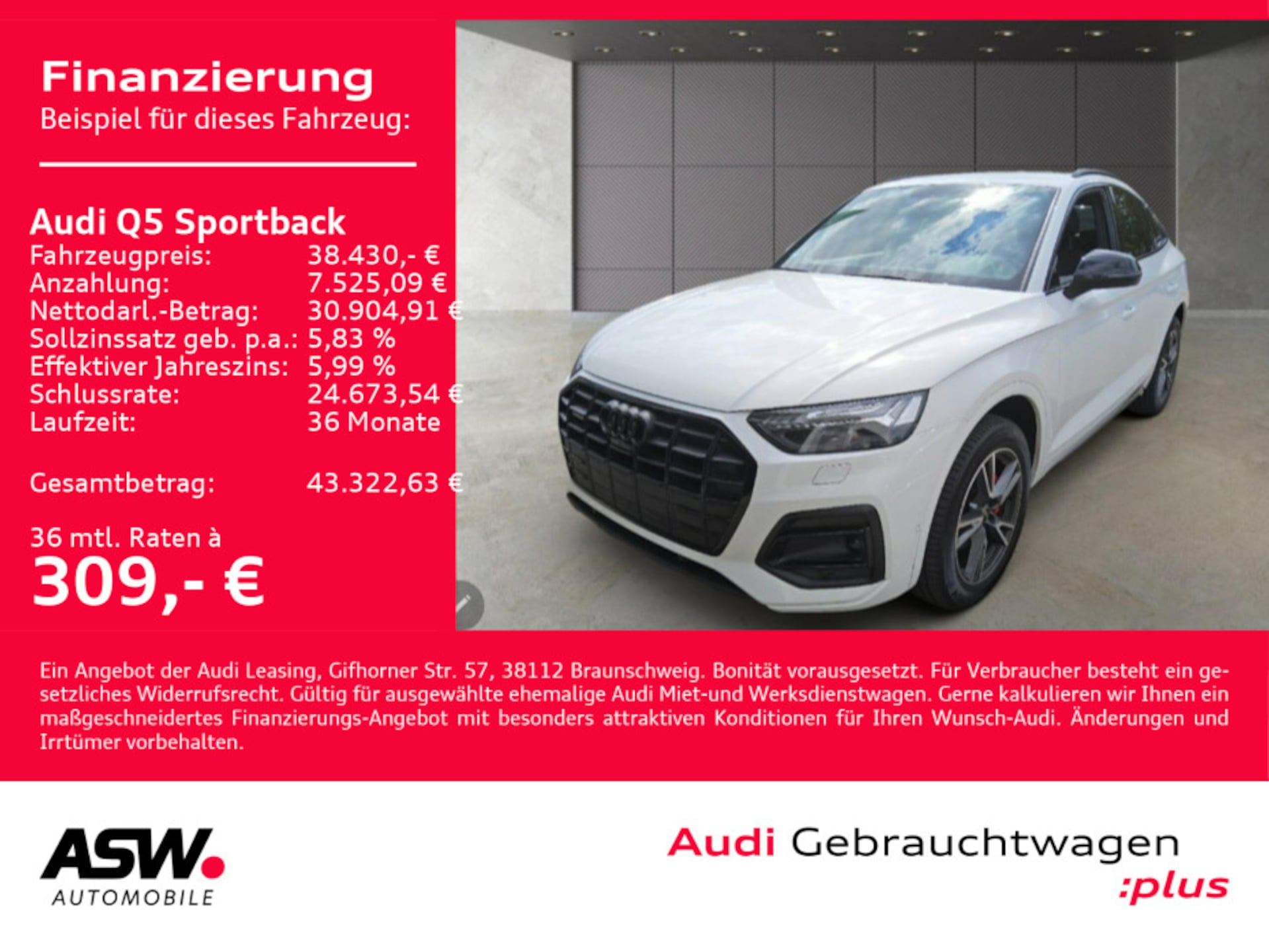 Audi Q5 Sportback advanced