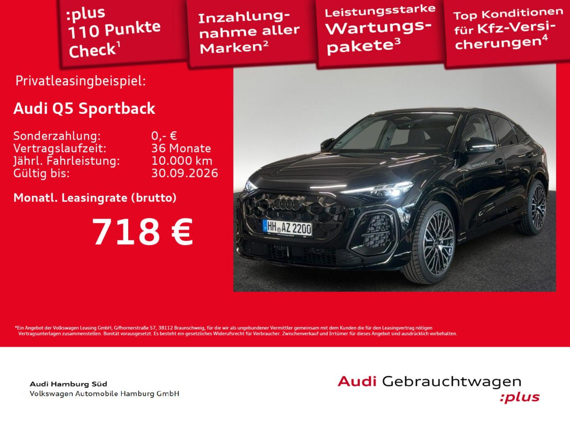 Audi Q5 Sportback edition one