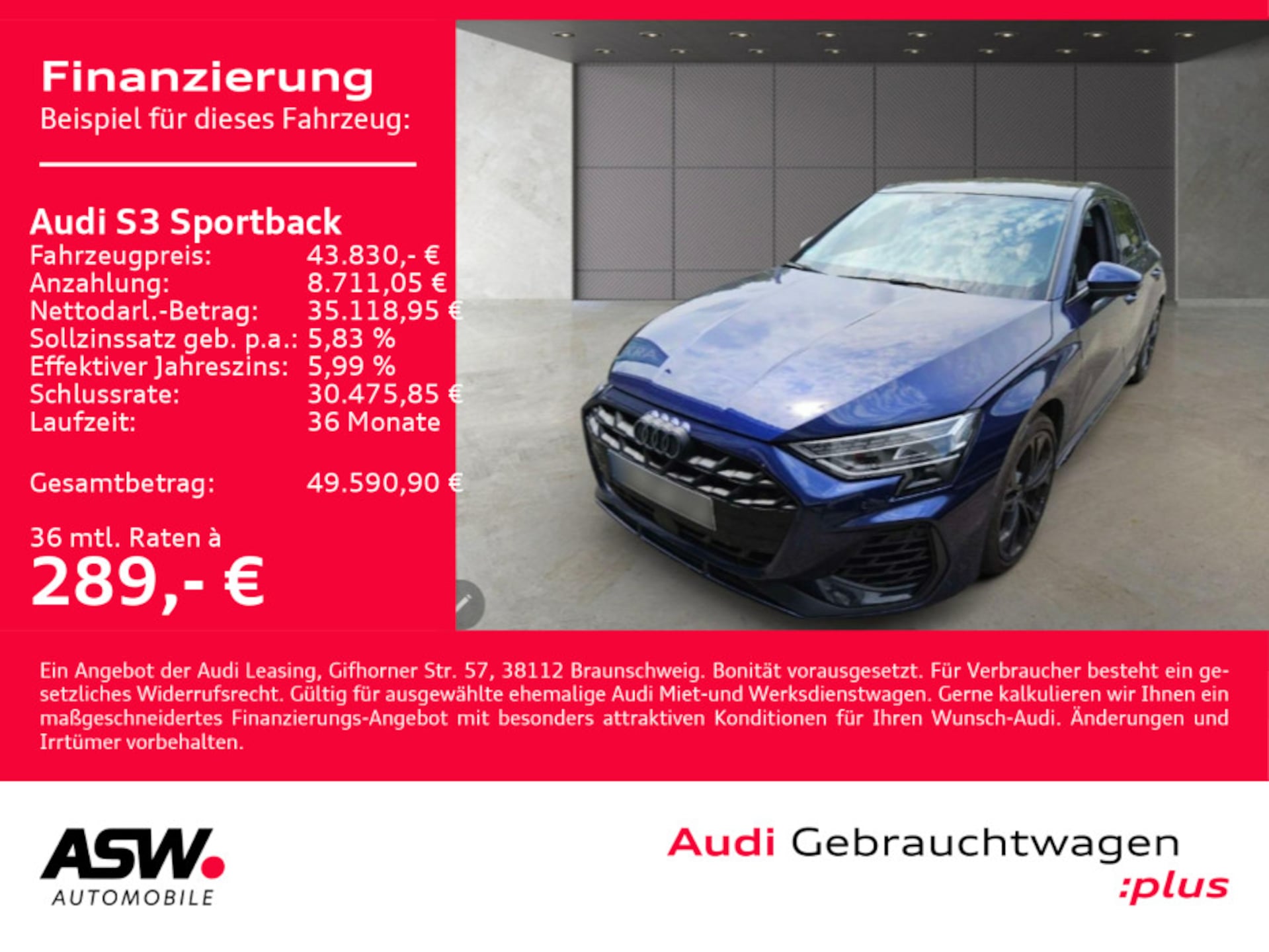 Audi S3 Sportback