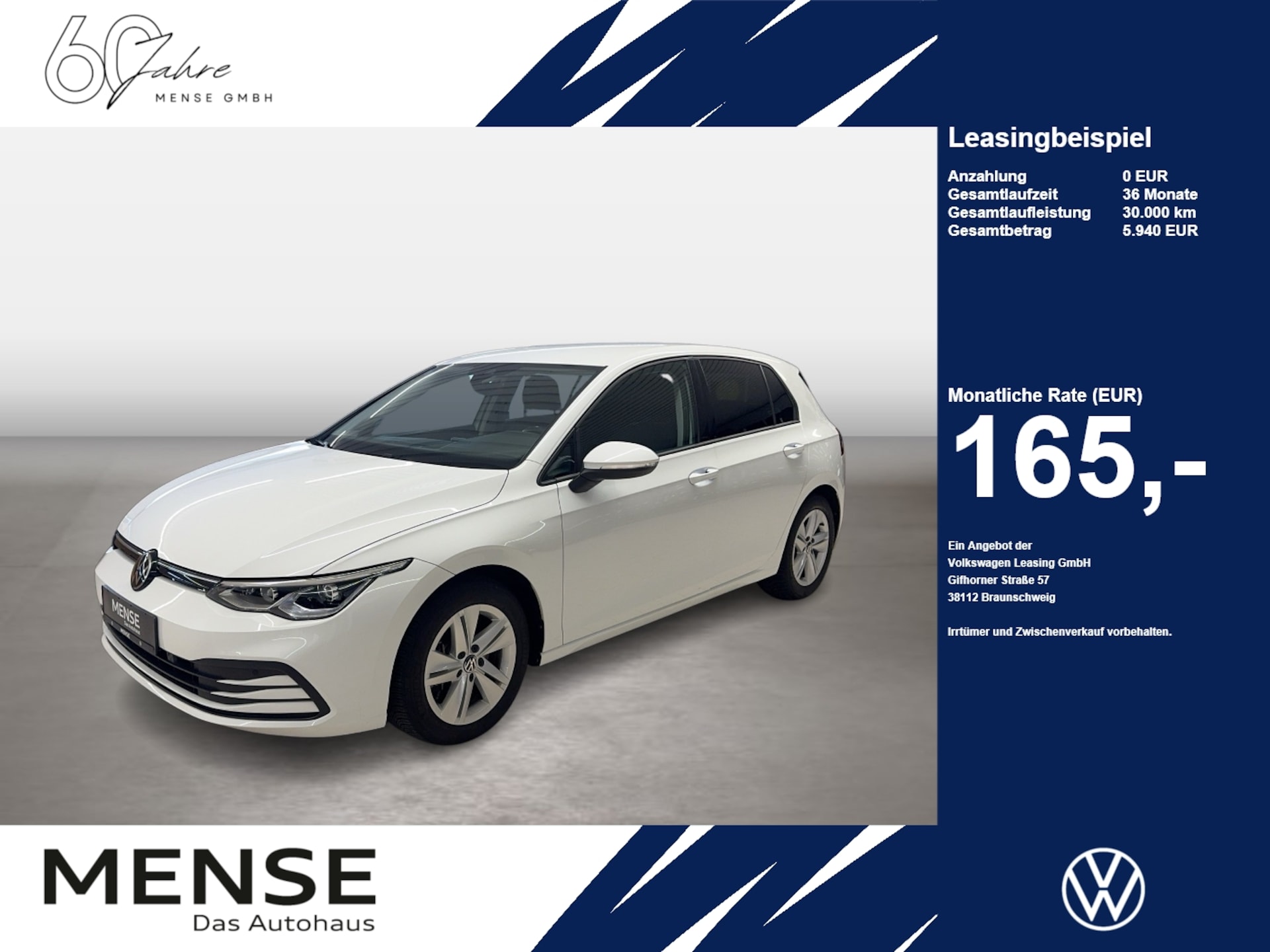 Volkswagen Golf — Volkswagen Golf VIII 1.5TSI Life CarPlay h/k AHK Standhzg