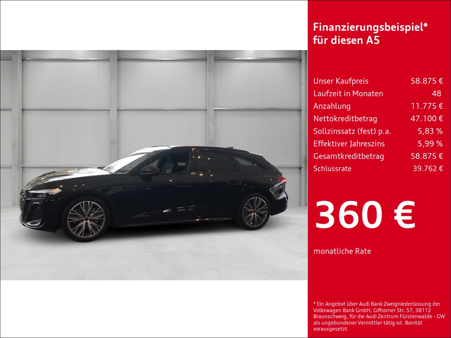 Bild über Audi A5 Avant TDI quattro 150 kW S tronic - für weitere Informationen kontaktieren Sie den Audi Partner