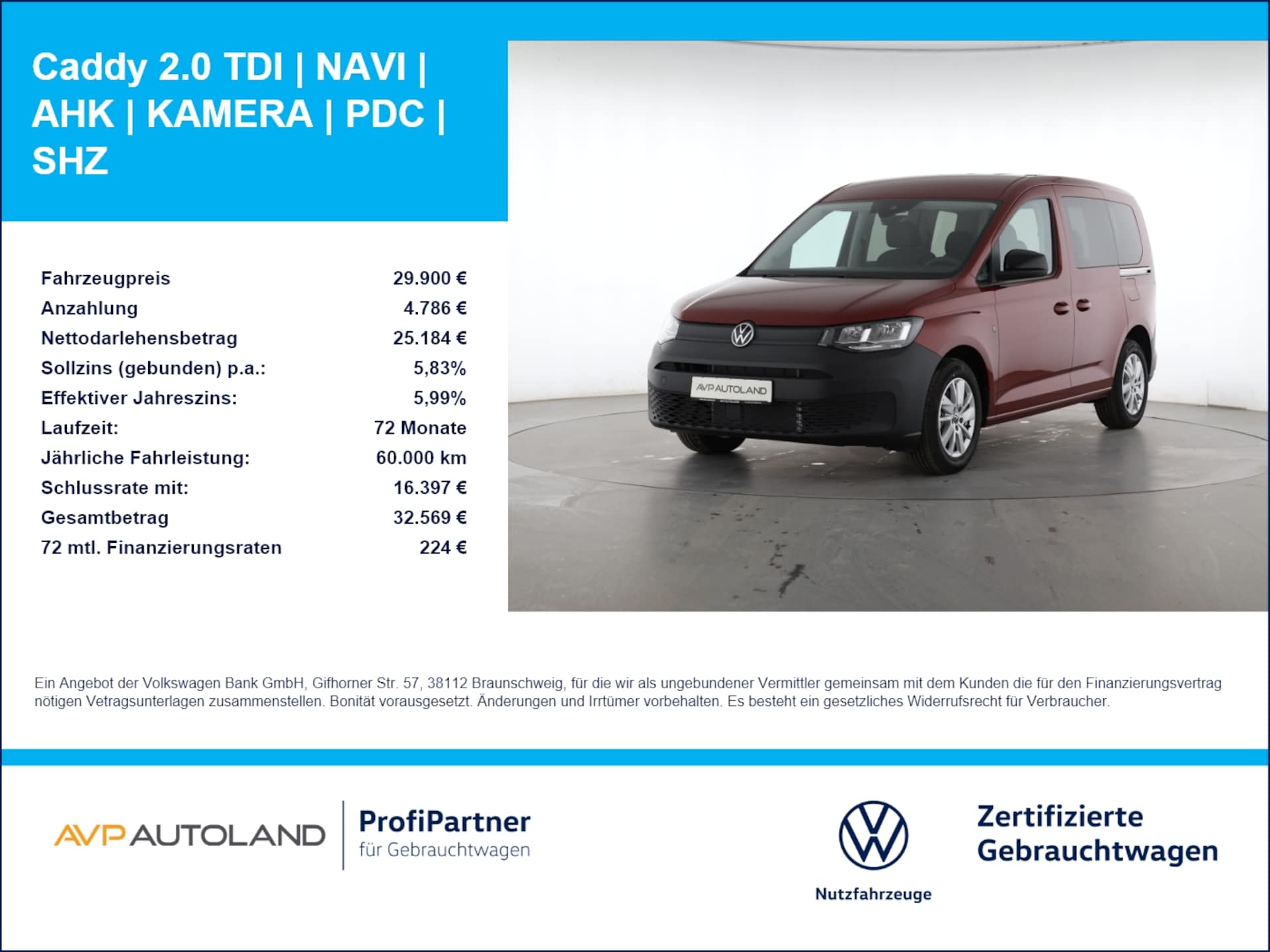 Volkswagen Caddy Basis-Modell