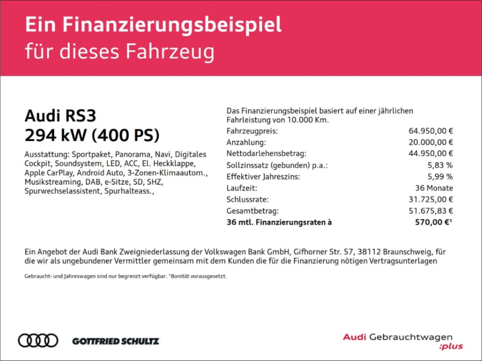Audi RS 3 Sportback – Bild 2