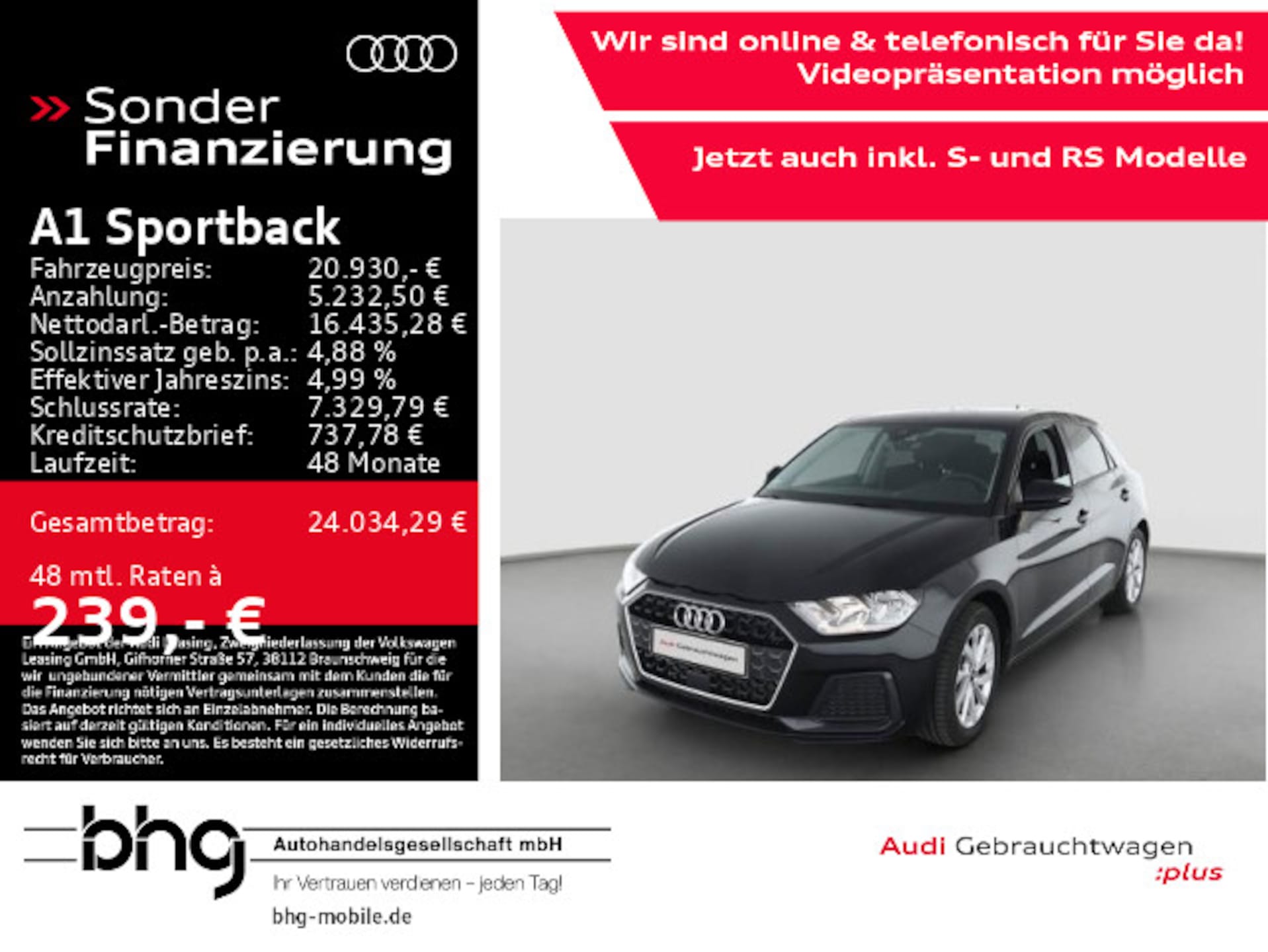 Audi A1 Sportback Advanced
