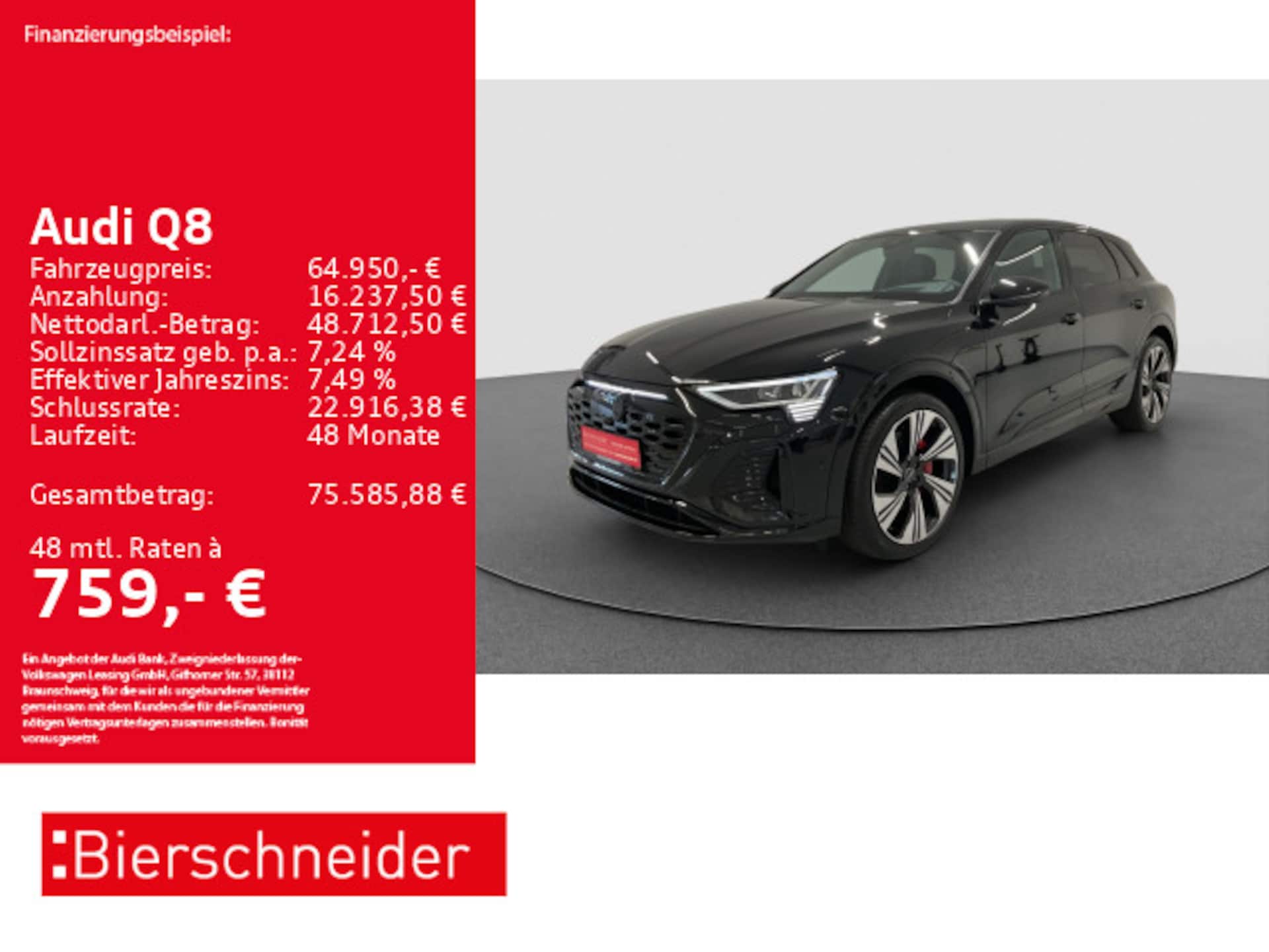 Audi Q8 e-tron S line