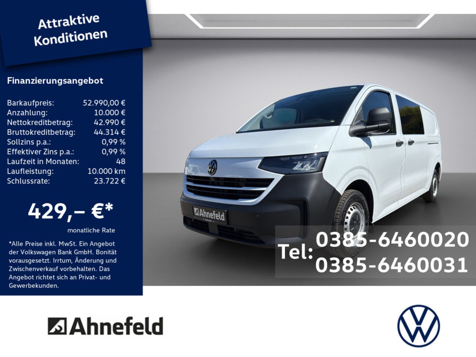 Volkswagen Transporter Kasten langer Radstand