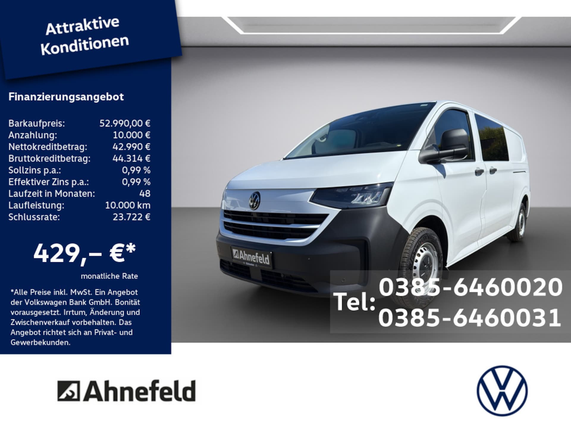 Volkswagen Transporter Kasten langer Radstand Plus