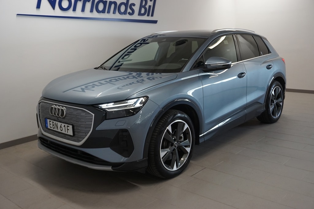 Bild som visar Audi Q4 e-tron Q4 45 e-tron quattro 195,00 kW - för mer information kontakta din Audi Partner