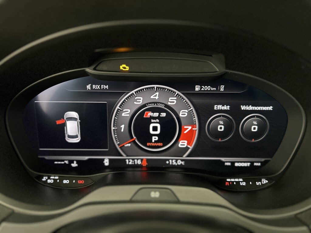 Bild som visar&nbsp;Audi RS 3 Sportback&nbsp;RS 3 Sportback 2.5 TFSI quattro 400 hk S tronic - för mer information kontakta din Audi Partner