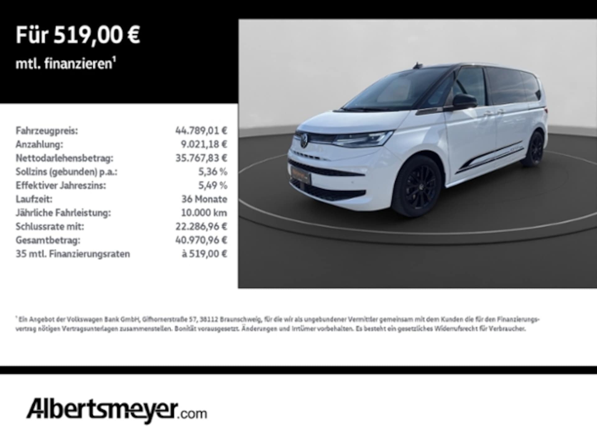 Volkswagen Multivan Life