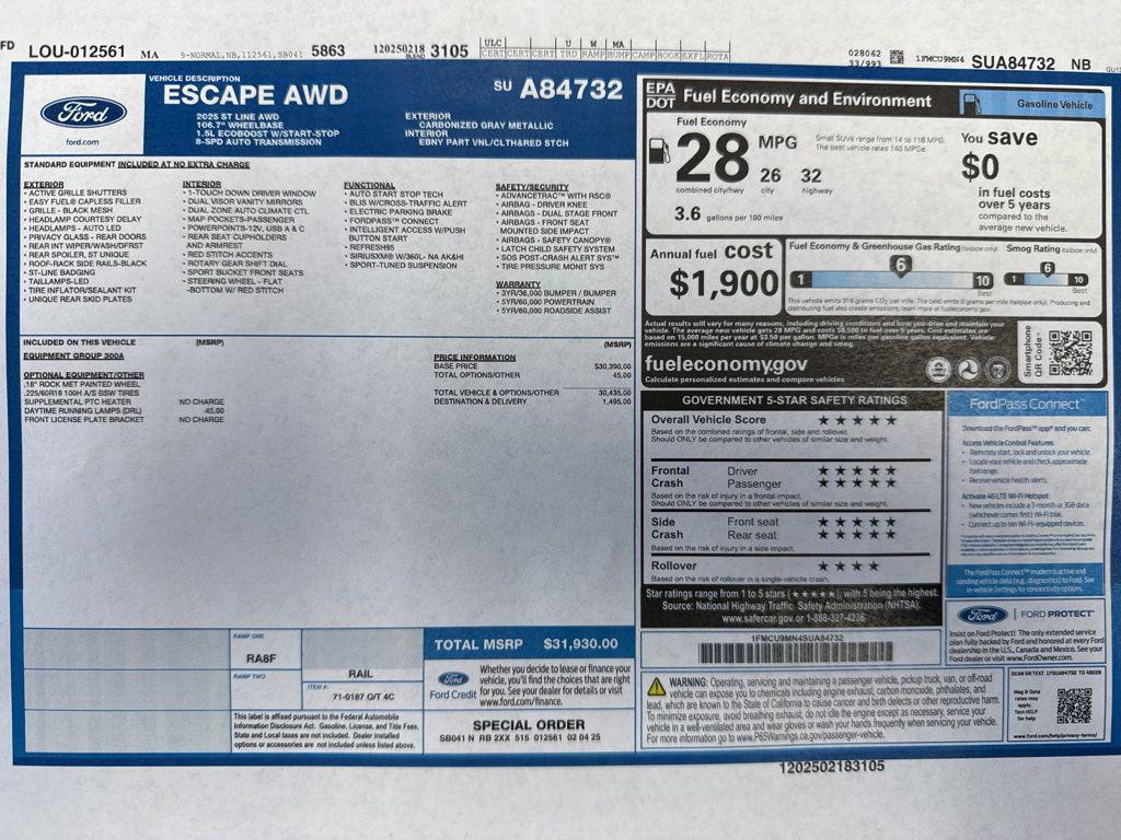 2025 Ford Escape ST-Line - Photo 25