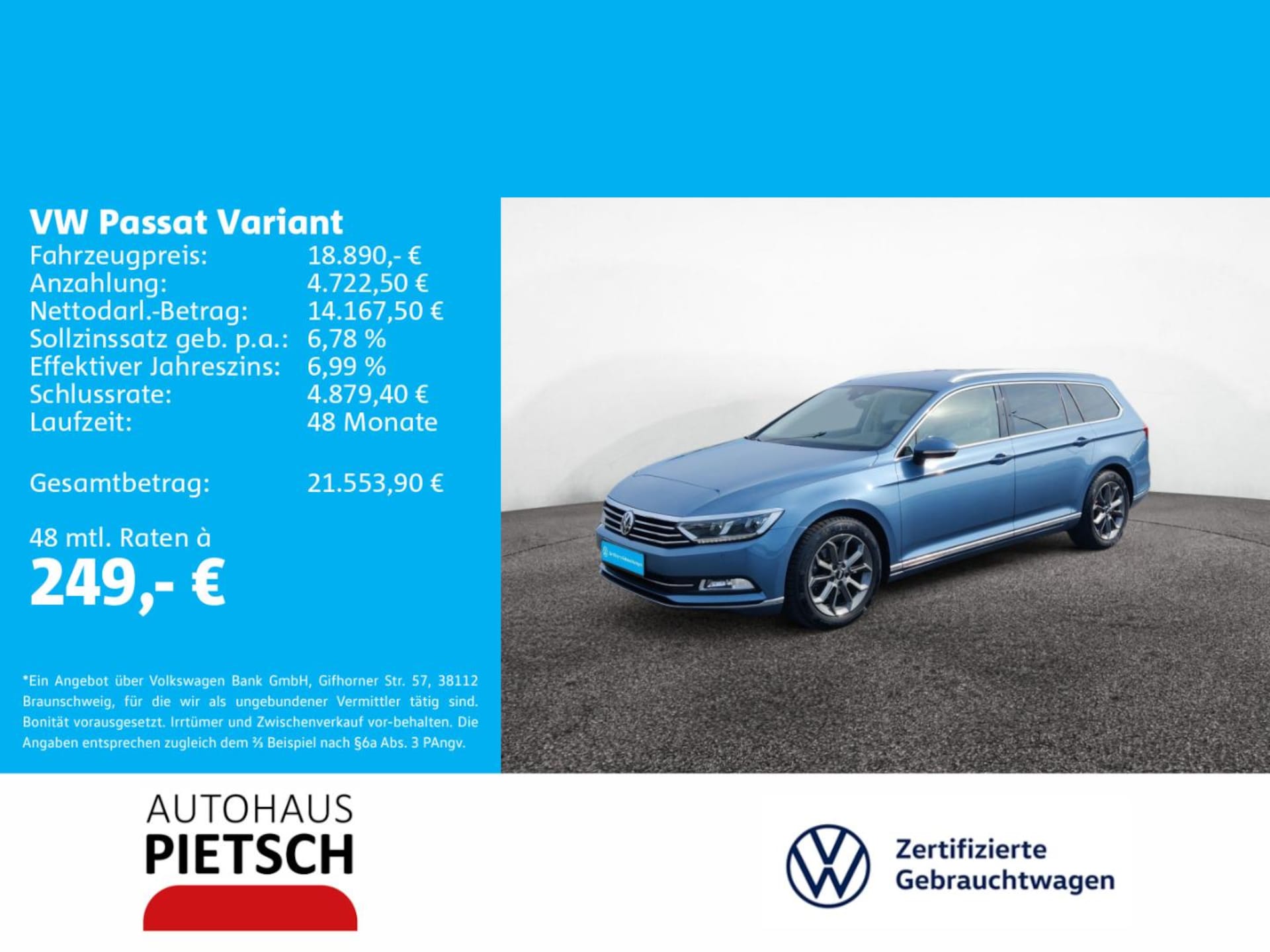 Volkswagen Passat Variant Highline