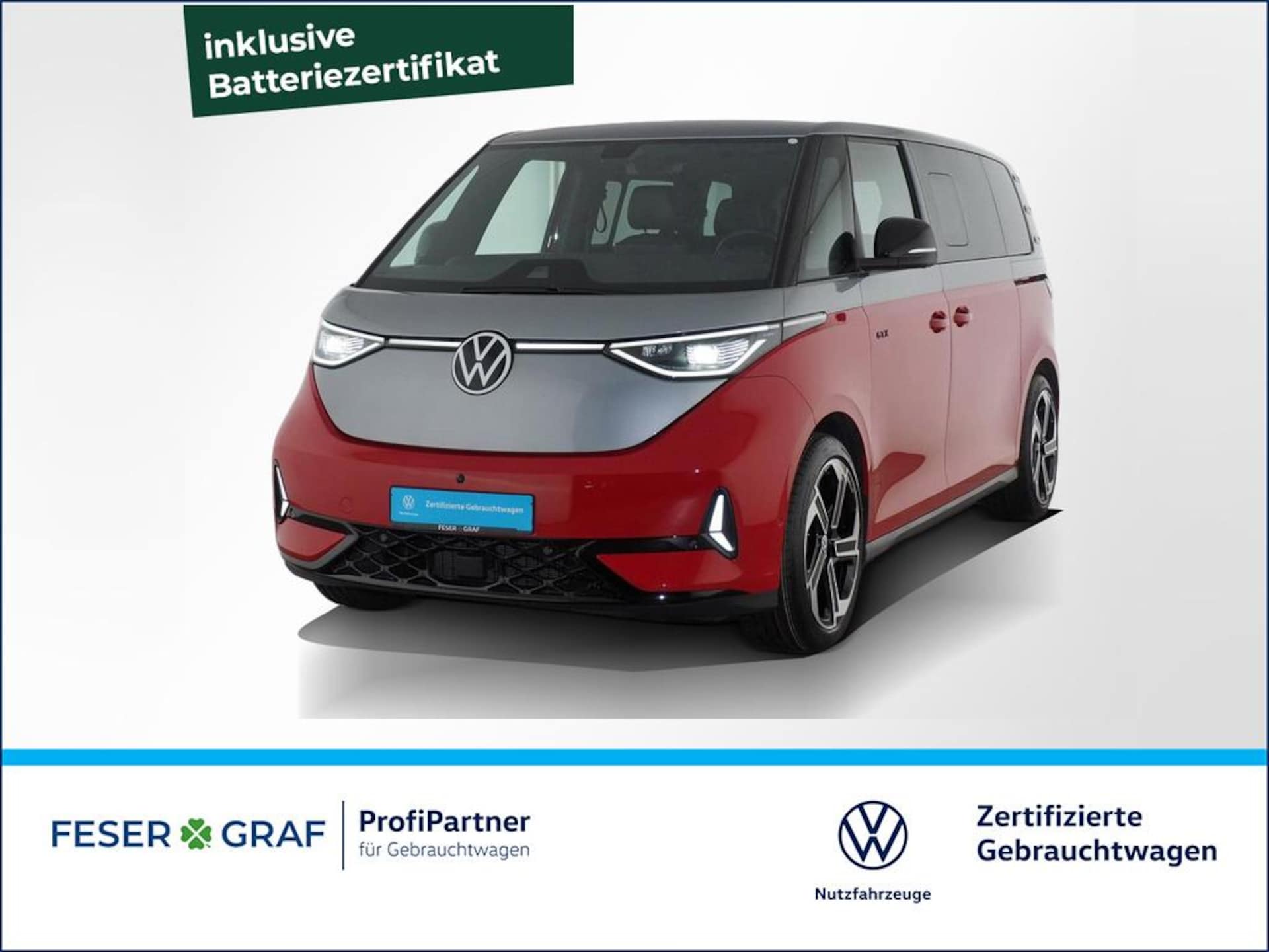 Volkswagen ID. Buzz — Volkswagen ID. Buzz ID. Buzz GTX 4Motion 7Sitze AHK Kamera Sitzheiz.