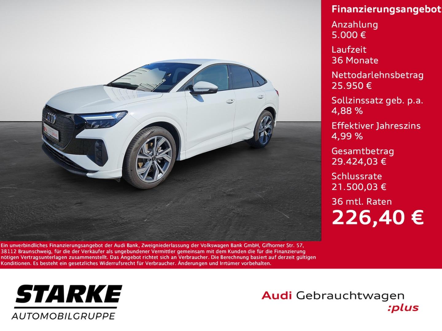 Image about Audi Q4 Sportback e-tron 35 e-tron