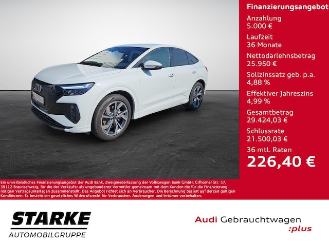 Audi Q4 Sportback e-tron