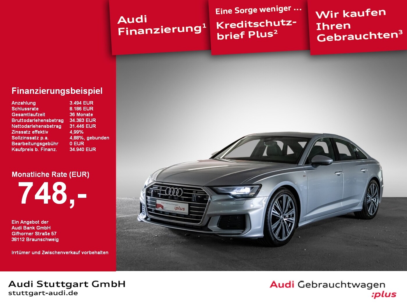 Image about Audi A6 Limousine sport 55 TFSI quattro S tronic