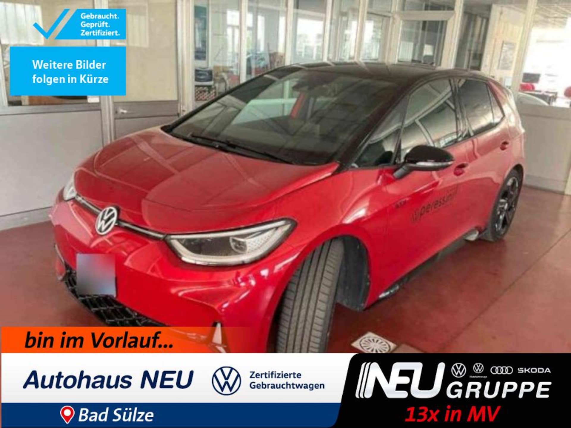 Volkswagen ID.3 — Volkswagen ID.3 Matrix 360° W-Pumpe Pano
