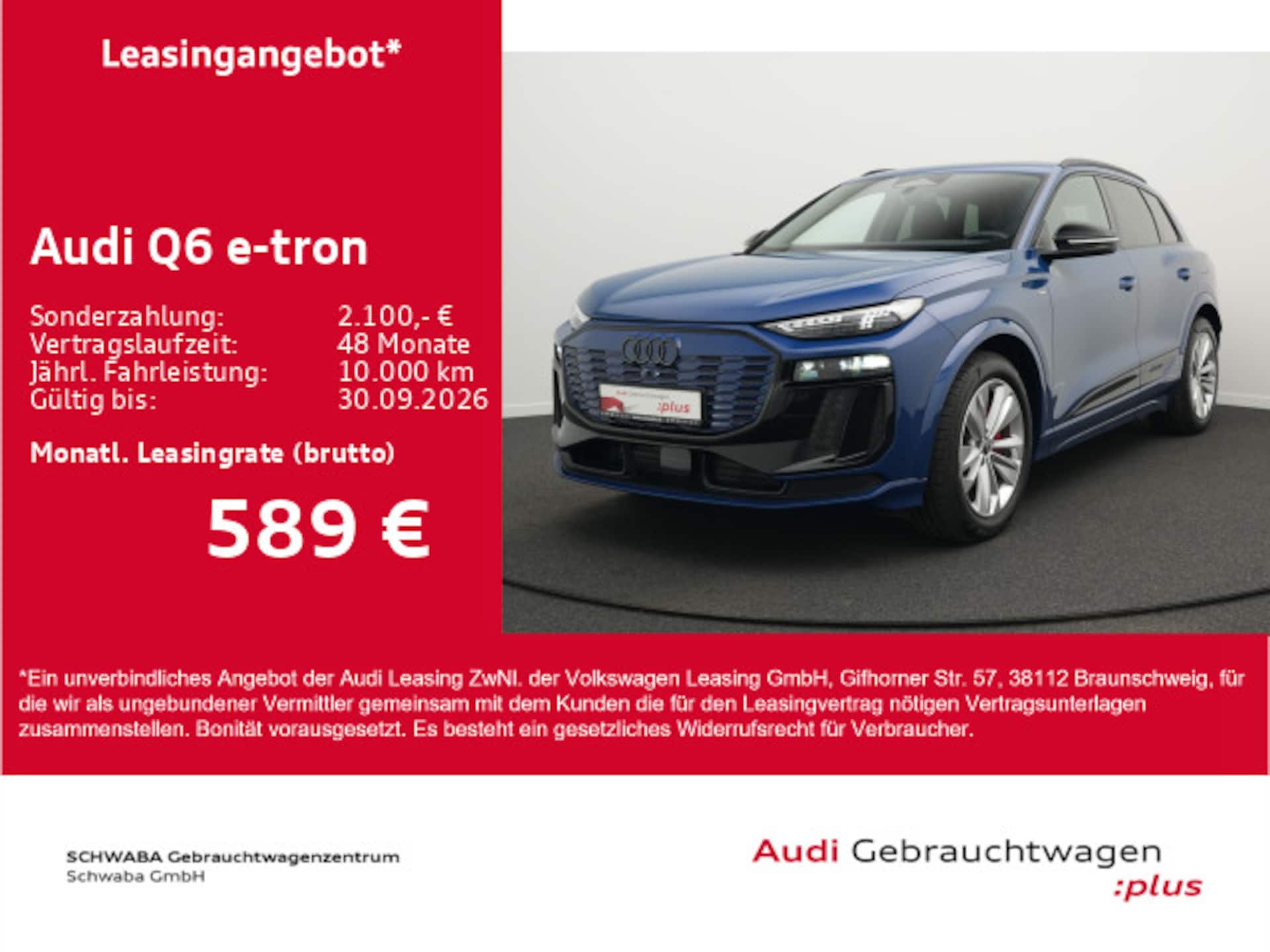 Audi Q6 SUV e-tron