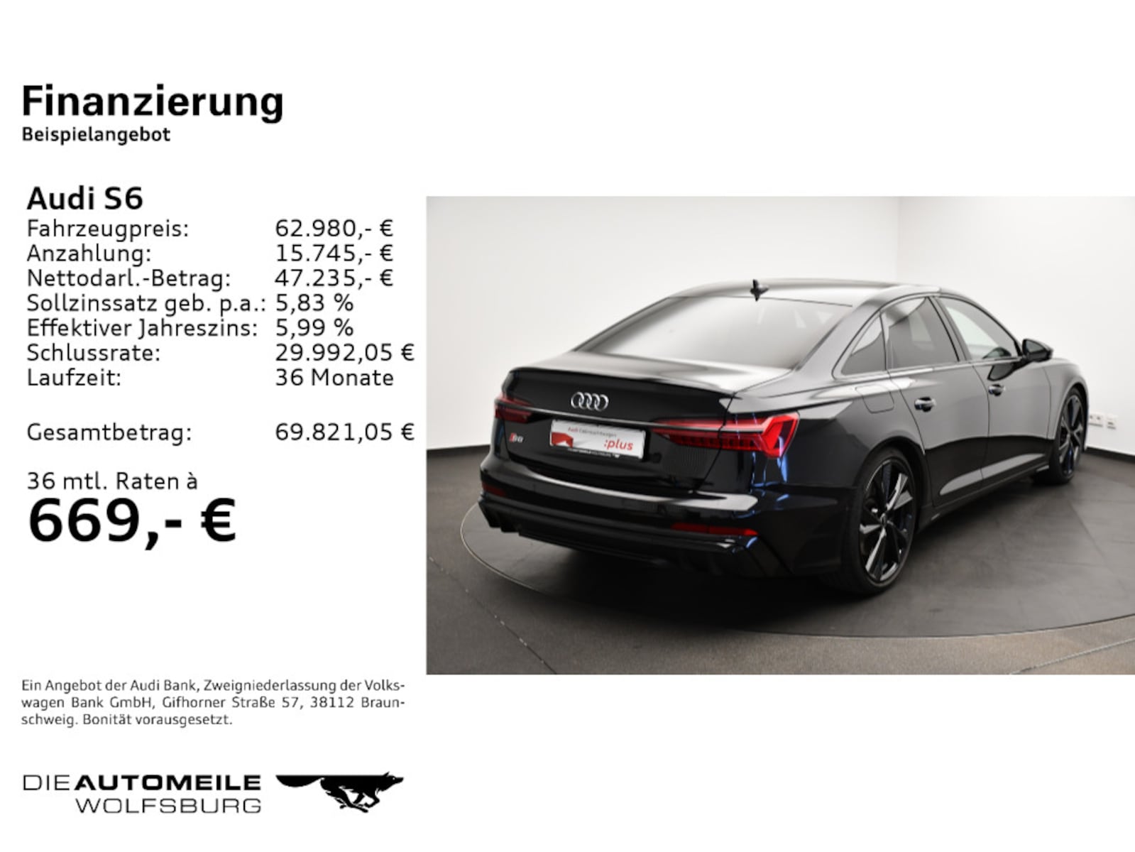Audi S6 Limousine – Bild 2