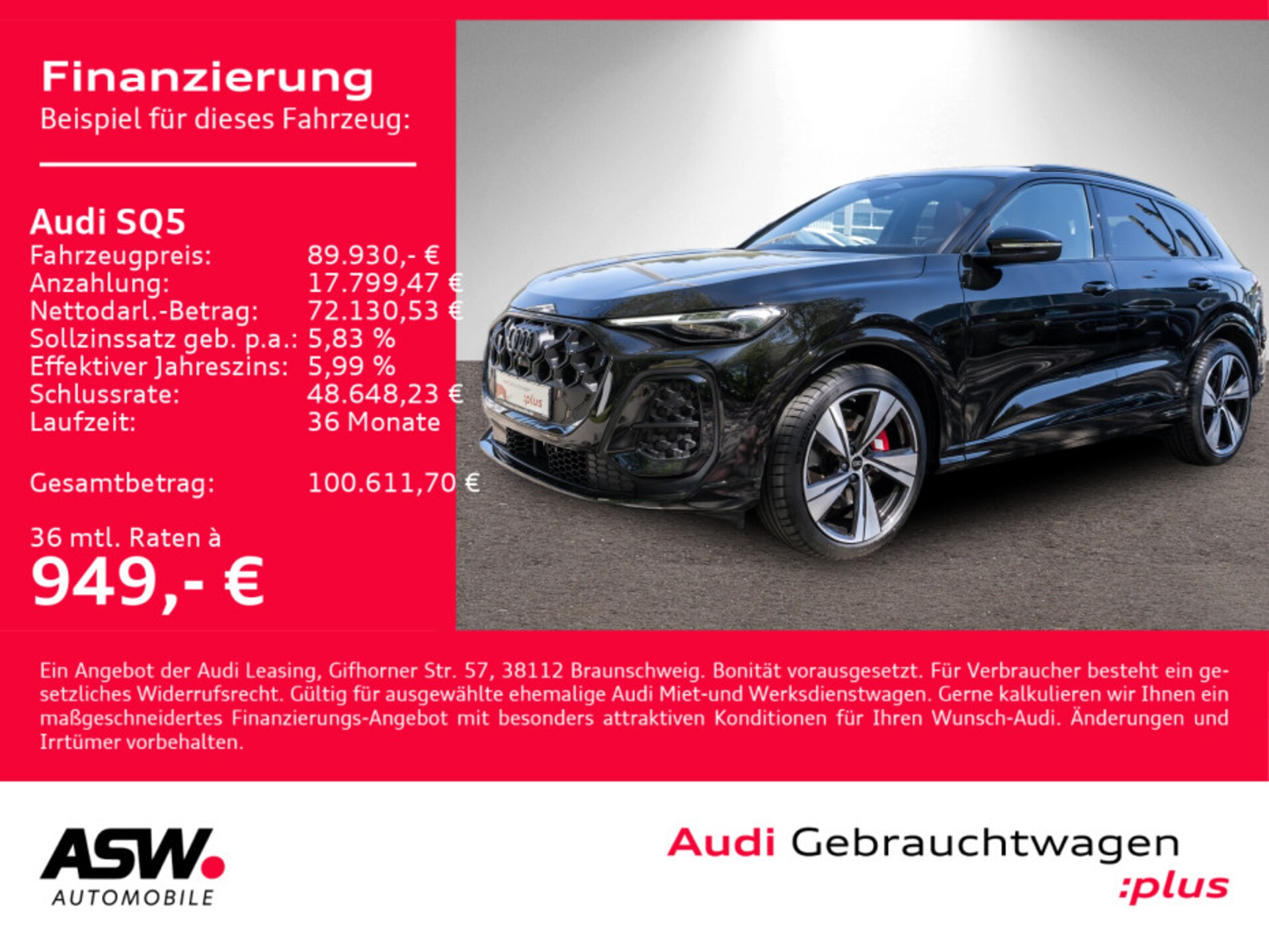 Audi SQ5 SUV edition one
