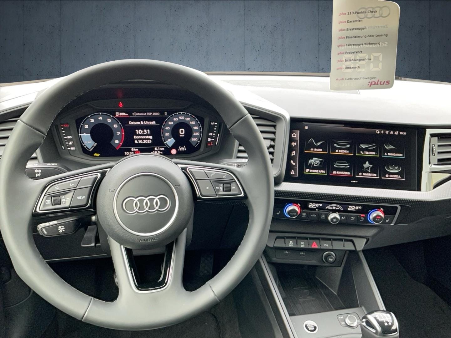 Bild über Audi A1 Sportback advanced 25 TFSI Schaltgetriebe - für weitere Informationen kontaktieren Sie den Audi Partner