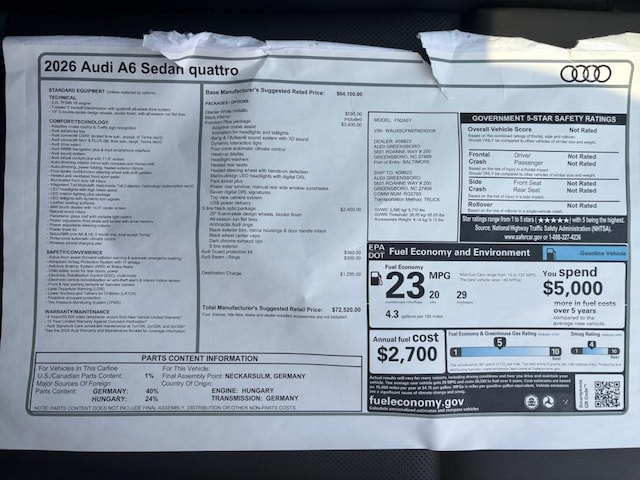 2026 Audi A6 Premium Plus - Photo 33
