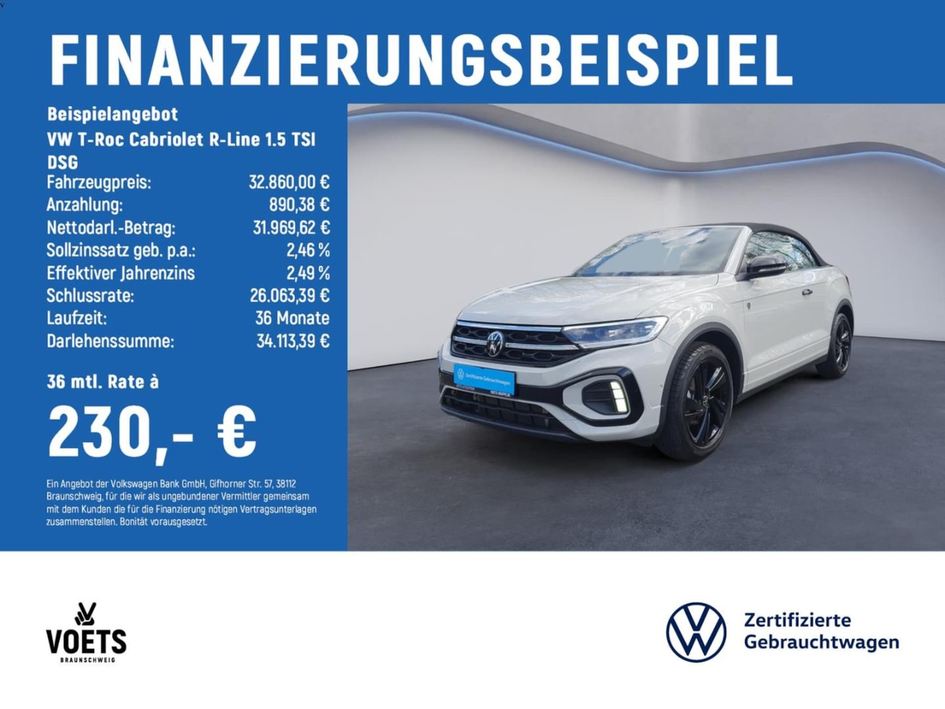 Volkswagen T-Roc Cabriolet R-Line