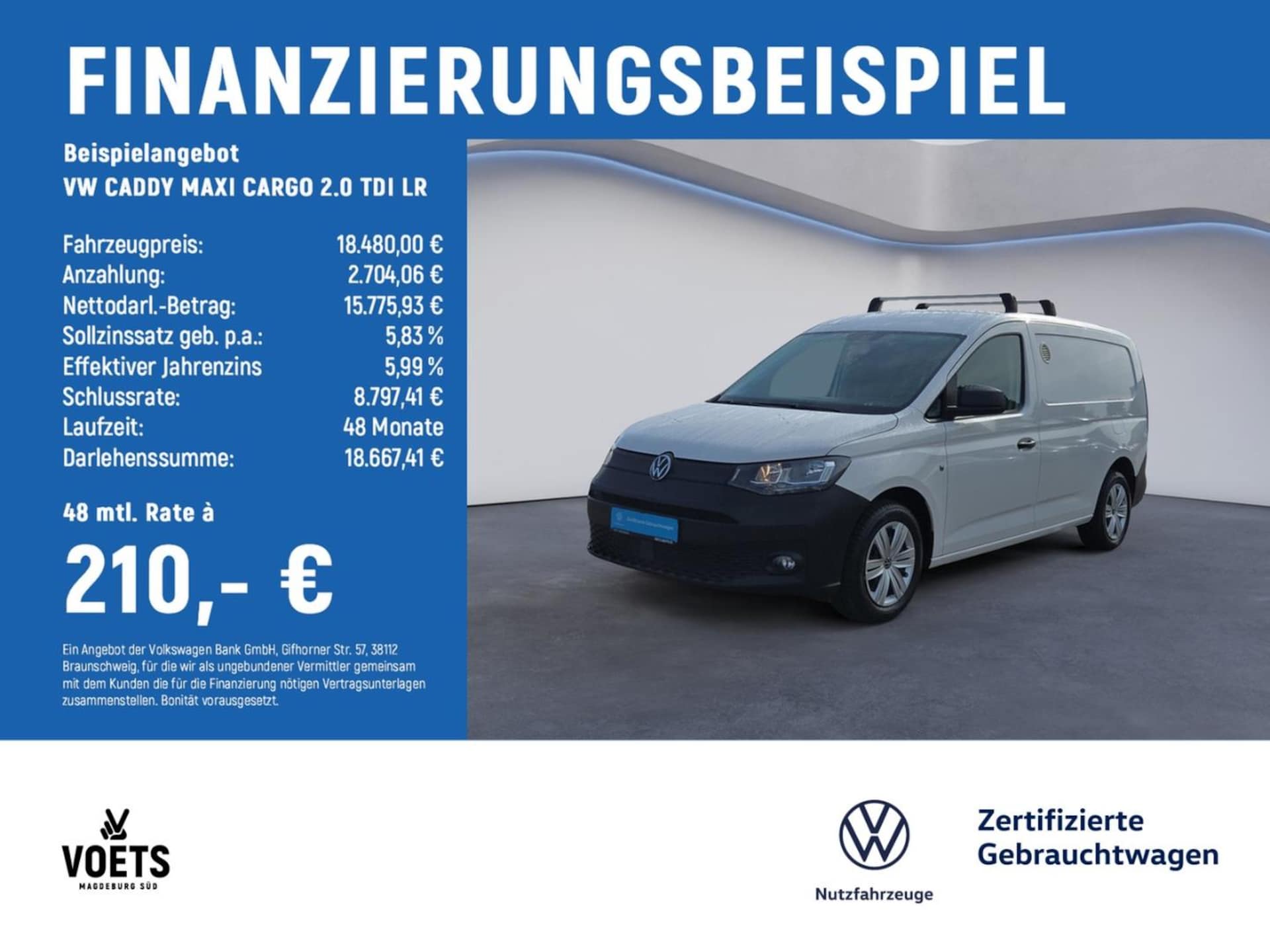 Volkswagen Caddy Maxi Cargo EcoProfi