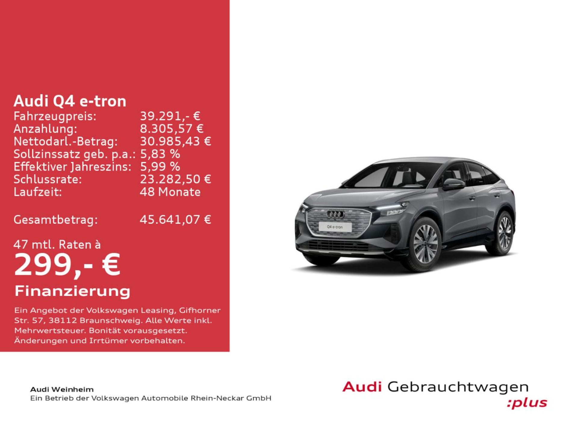 Audi Q4 Sportback e-tron