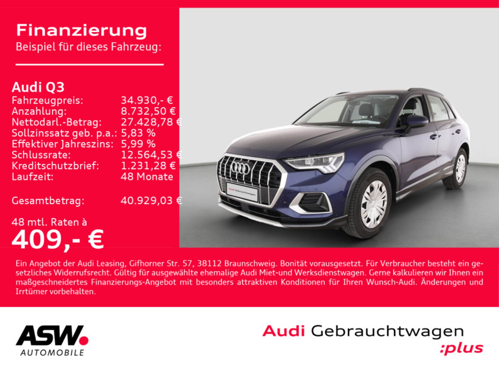 Audi Q3 SUV advanced